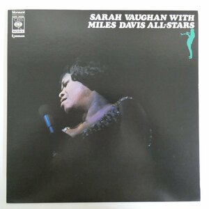 46056201;【国内盤/MONO/美盤】Sarah Vaughan With Miles Davis All-Stars