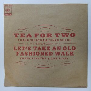 47044554;【国内盤/7inch/プロモオンリー】Frank Sinatra / Tea For Two / Let's Take An Old Fashioned Walk