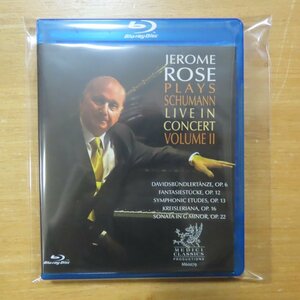 41082331;【Blu-ray】ROSE / PLAYS SCHUMANN LIVE IN CONCERT VOL.II