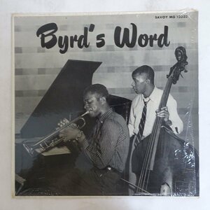 14026817;【US盤/SAVOY/濃マルーンラベル/手書RVG刻印/MONO/シュリンク付】Donald Byrd / Byrd's Word