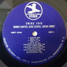 10018328;【US盤/紺ラベル/Prestige】Benny Carter / Gene Sedric / Jonah Jones / Swing, 1946_画像3