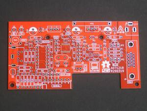 uTerm 製作用 プリント基板 赤色 Z80-MBC2の VT100 ライクなターミナル マイコン VGA PS/2 V20 68K シリアルUSB STM32F030F4P6 drjih