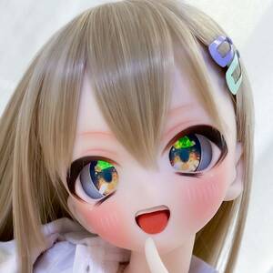 【ばけまろ】DDH-10 SW(セミホワイト)肌 開口カスタムヘッド+自作おまけアイ