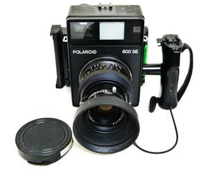 POLAROID ポラロイド 600SE ■ レンズ MAMIYA 1:4.7 f=127mm + SPACER NO.1 NO/2 + コータレスインスタントパックフィルム 3パック付