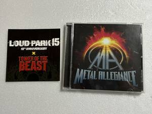 メタル・アリージェンス　METAL ALLEGIANCE　国内盤　LOUD PARK 15 ステッカー付　ラウドパーク　スーパー・プロジェクト