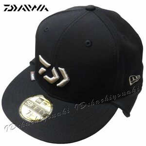 DAIWA New Era сотрудничество новый товар Daiwa вышивка Logo колпак DC-5209 59FIFTY модель черный стандартный товар рыбалка шляпа 