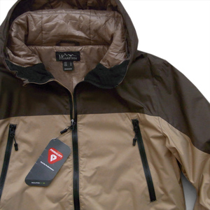  ◇◆MANASTASH（マナスタッシュ）/≪PRIMALOFT≫撥水軽量保温！スポーティなアウトドア顔のフーデッドナイロン中綿ジャケット【L(～XL)】