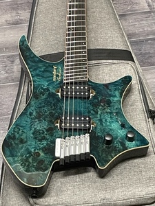 出品は数日のみ★貴重カラー＆ポプラバールトップ 新品 strandberg Boden J6 ヘッドレス ギター