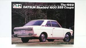 希少 未組立 童友社 1/24 ニッサン ダットサン ブルーバード 1600SSS 510型 1969年 （昭和44年式) モーターで走行 ワンオーナー品　