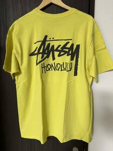 ステューシー stussy STUSSY ホノルルチャプト限定Tシャツ Lサイズ ハワイ限定Tシャツ ストックロゴ HONOLULU honolulu hawaii HAWAII