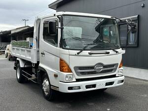 動画有！売り切り！H17年 日野 レンジャー ダンプ 積載3850kg 新明和 4.7L ディーゼル 6速MT エンジン好調！佐賀福岡