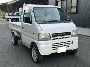 動画有！Must Sell！Vehicle inspectionincluded！2002 Suzuki Carry CarryCARRY Dump truck 4WD 5速MT enginegood condition！Authorised inspection）Hijet 佐賀福岡