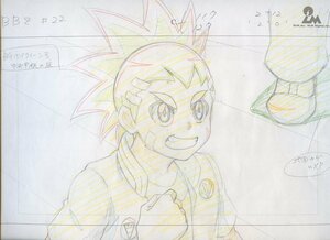 Aセル画　ラフ原画 ベイブレード（Beyblade）　其の2