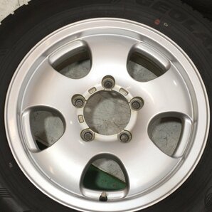 8～9分山 ヨコハマ GEOLANDER G058 175/80R16 91S 2020年 メーカー不明アルミ 16x5.5J +20 5H 139.7 ハブ径110ｍｍ 4本 ノーマルタイヤ の画像3