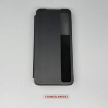 Gａｌａｘｙ Ｓ21 Uｌｔｒａ 5Ｇ 携帯ケース レザー ブラック 手帳型 小窓フリップ 携帯関連ツールシリーズ E472_画像1
