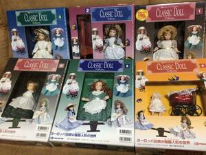 DeAGOSTINI CLASSIC DOLL デアゴスティーニ　クラシック　ドール　コレクション　ヨーロッパ伝統の磁器人形の世界　1~6 セット