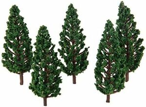 ジオラマ 樹木 モデルツリー 鉄道模型 木 樹木模型 鉄道 建築模型材料 松の木 箱庭 情景コレクションザ ミニチュア 50本セッ
