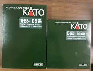 KATO 10-1663/10-1664/10-1665 E5系 新幹線 はやぶさ 基本増結 10両セット