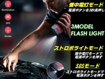 12V ジャンプスターター エンジンスターター 10000mAh 急速充電 ポータブル スマホ 充電器 LED ライト ガソリン ディーゼル バイク 防水 G_画像2