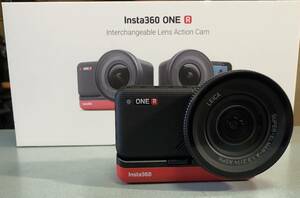 Insta360 ONE R Twin Edition　LEICA広角レンズ+ ONE R用 360度レンズモジュール+見えない自撮り棒 中古美品　送料無料