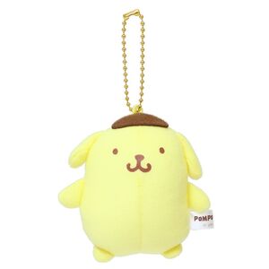 ◆新品　ポムポムプリン　Pom Pom Purin〈なつかしシリーズ〉ミニぬいぐるみ　ボールチェーンマスコット　サンリオ　sanrio