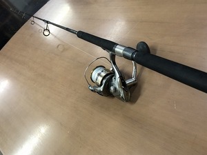 現状品 セット SHIMANO シマノ リール TWIN POWER ツインパワー 8000HG SC83P＆Daiwa ダイワ SALTIGA COASTAL COMBI JERK 64 竿 (M6308)