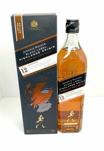 【未開栓】（ジョニーウォーカー/ JOHNNIE WALKER ）ブラックラベル 12年 ハイランド オリジン 700ml 42% リミテッド エディション