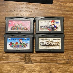 GBA スーパーマリオアドバンス 1 3 マリオカート　ワリオランドアドバンス　ゲームボーイアドバンス