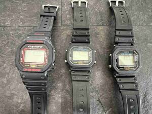 CT4429　　CASIO　カシオ　メンズ腕時計　DW-5600E　ｘ2/DW-5600VT　3点まとめ