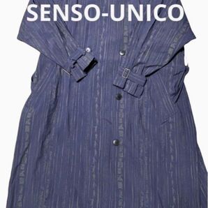 SENSO-UNICO ロングスプリングコートトレンチコートサイズ9