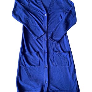Navy ロングカーディガン140