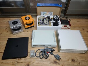 ◎PS4 ゲームキューブ２台　PSX XBOX360 スーパーファミコン　ファミコンなど　まとめて　１円スタート！　ジャンク品