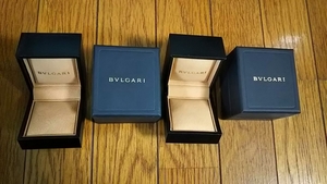 正規品 安値 良品 BVLGARI ブルガリ ジュエリー アクセサリー ケース×2 おまけ 空 箱×2 ※画像2枚