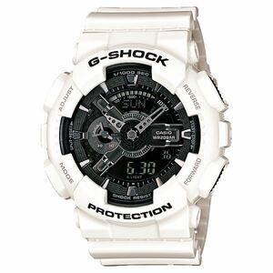 G-SHOCK G-ショック BIG CASE ホワイト&ブラックシリーズ GA-110GW-7AJF