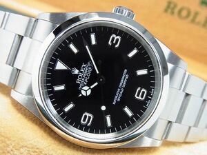 【ROLEX】ロレックス エクスプローラーＩ 14270 A番 メンズ 箱/国際保証書付属 中古