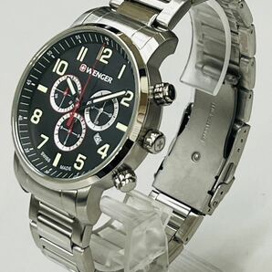 【電池交換済】WENGER ウェンガー ATTITUDE CHRONO 腕時計 01.1543.102の画像3