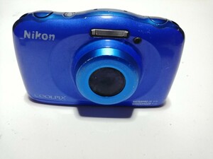 動作確認済み Nikon ニコン COOLPIX W100 ブルー コンパクトデジタルカメラ