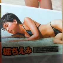 1-102 懐かしの昭和アイドル水着画像　保存版ラミネート加工　菊池桃子　ビキニ　早見優　ハワイ育ちのアイドル　堀ちえみ　石川秀美　_画像7