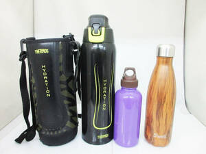 N7951【水筒】3本★THERMOS サーモス FFZ-1501F 1500ml 真空断熱スポーツボトル★Swell ウォーターボトル 500ml★中古★