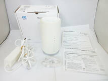 F8615【Wi-Fiホームルーター】Speed Wi-Fi HOME L01 ★UQ WiMAX HWS31SWU★ホワイト★無線LAN ルーター★動作品★_画像1