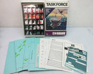 F8658【ボードゲーム】日本機動部隊 Task Force ワールドウォーゲーム★エポック社★当時物 レトロ シミレーションゲーム★保管品