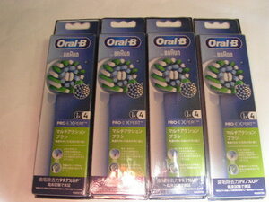 579☆新品・ブラウン　Oral-B　マルチアクションブラシ　4本入り×４　EB50RX-4HB