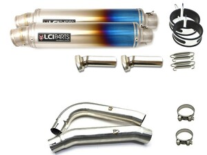 ホンダ VTR1000SP1 RVT1000R RC51 SP1 LCIPARTS LCI ラウンドフルチタン スリップオン マフラー