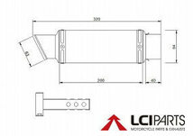 カワサキ ZX10R ZX-10R 2008-2010 LCIPARTS LCI ショートステンレス スリップオン マフラー_画像2