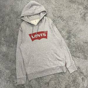 Levi's リーバイス スウェット パーカー プルオーバー サイズM グレー 灰色 メンズ トップス 最落なし （R11）