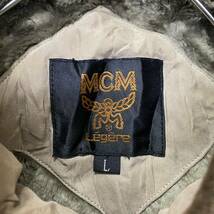 MCM エムシーエム ジャケット ブルゾン サイズL ブラウン 茶色 メンズ トップス アウター 最落なし （Y11）_画像6