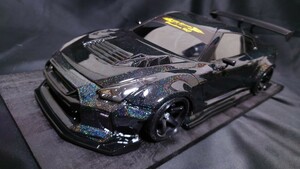 ★希少★　1/10 RCボディ　パンドラRC　BNスポーツ　　日産　R35　GTR　オーバーフェンダー　新品未使用完成品 ラジドリ　ドリパケ