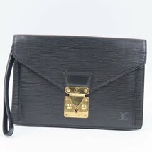 67891★1円スタート★LOUIS VUITTON ルイヴィトン 外美品 ドラゴンヌ クラッチバッグ ヴィンテージ エピ セカンドバッグ レザー ノワール_画像1