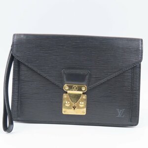 67891★1円スタート★LOUIS VUITTON ルイヴィトン 外美品 ドラゴンヌ クラッチバッグ ヴィンテージ エピ セカンドバッグ レザー ノワール