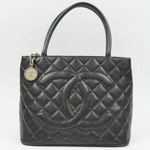 68061★1円スタート★CHANEL シャネル 外綺麗 マトラッセ 復刻トート デカココマーク S金具 ヴィンテージ トートバッグ キャビアスキン_画像1